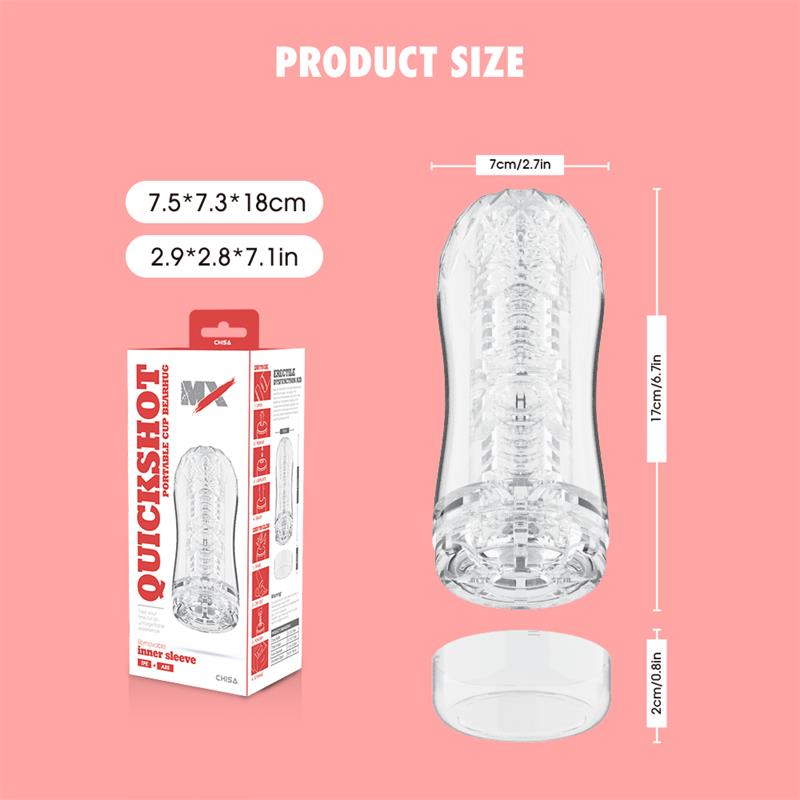 CHISA - QUICKSHOT PORTABLE CUP BEARHUG MASTURBATOR