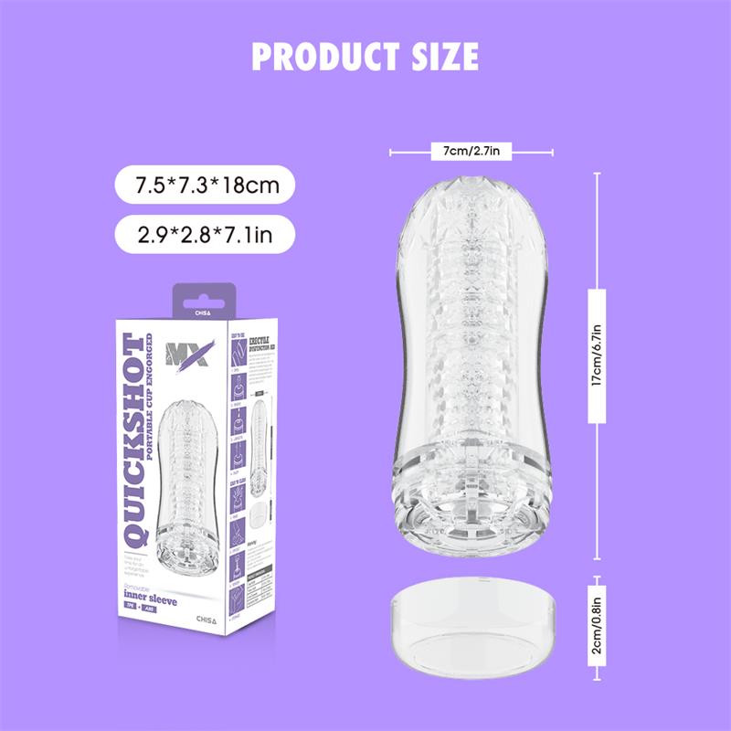 CHISA - QUICKSHOT PORTABLE CUP ENGORGED MASTURBATOR