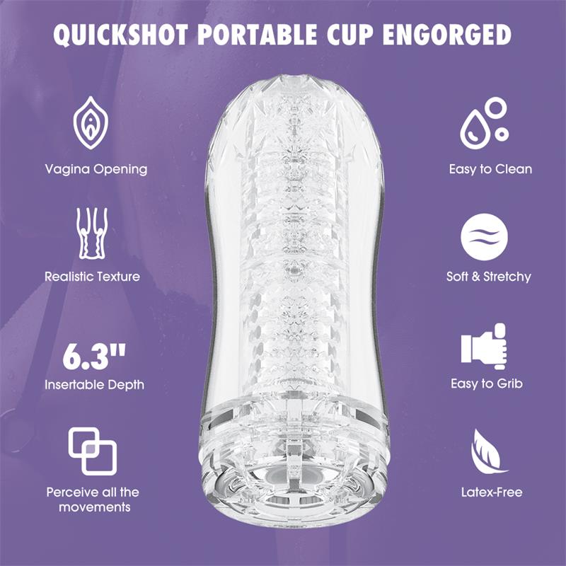 CHISA - QUICKSHOT PORTABLE CUP ENGORGED MASTURBATOR