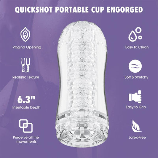 CHISA - QUICKSHOT PORTABLE CUP ENGORGED MASTURBATOR