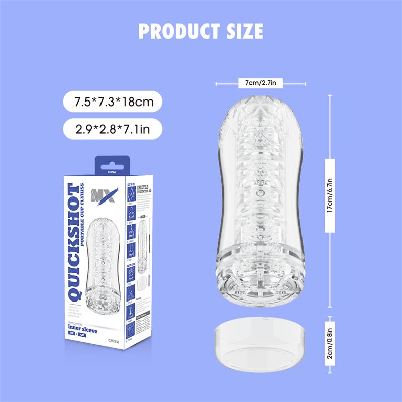 CHISA - QUICKSHOT PORTABLE CUP FLYKISS MASTURBATOR