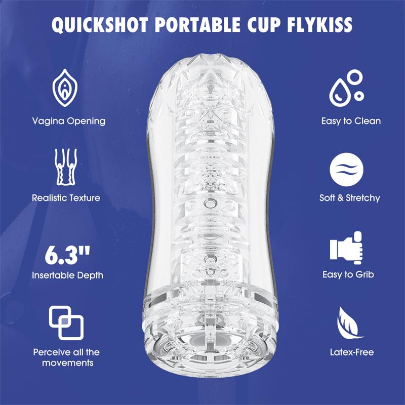 CHISA - QUICKSHOT PORTABLE CUP FLYKISS MASTURBATOR
