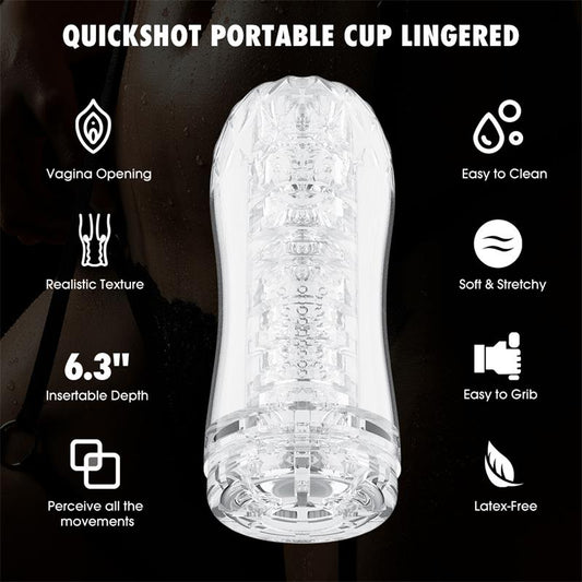 CHISA - QUICKSHOT PORTABLE CUP LINGERED MASTURBATOR