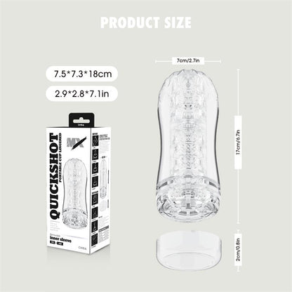 CHISA - QUICKSHOT PORTABLE CUP LINGERED MASTURBATOR