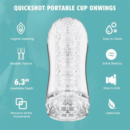 CHISA - QUICKSHOT PORTABLE CUP ONWINGS MASTURBATOR