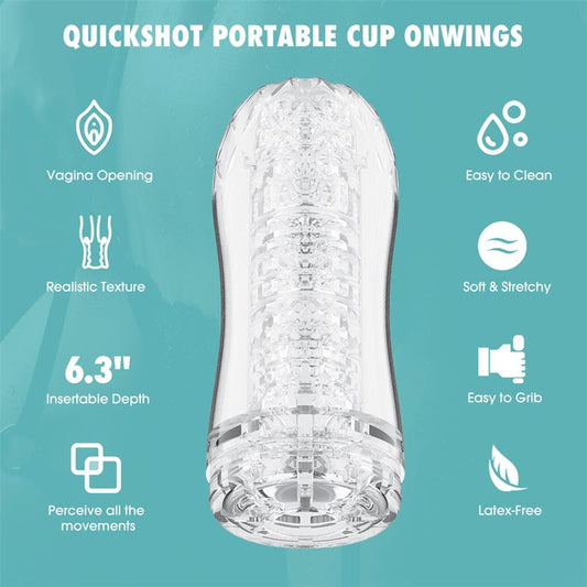 CHISA - QUICKSHOT PORTABLE CUP ONWINGS MASTURBATOR