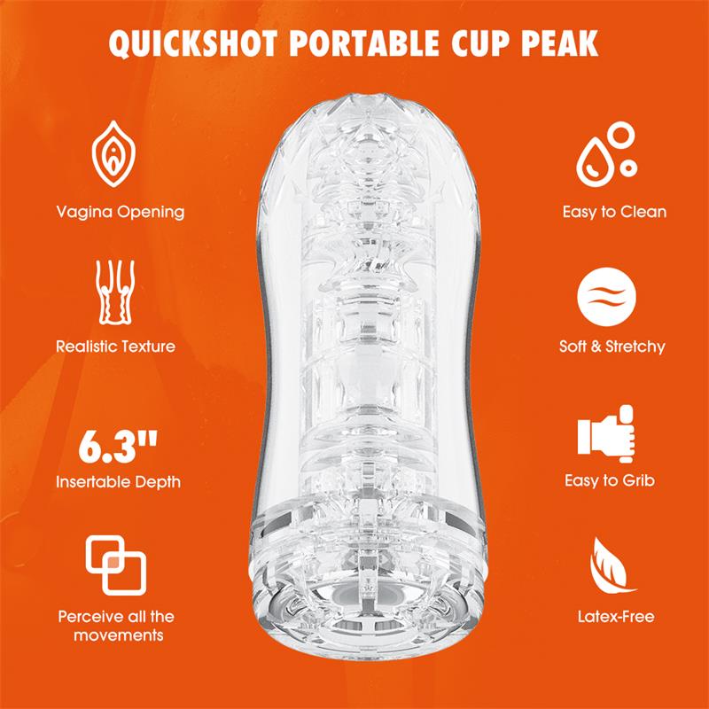 CHISA - QUICKSHOT PORTABLE CUP PEAK MASTURBATOR