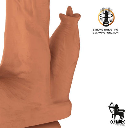 CENTAURO - QUINTUS DILDO WITH THRUSTING, WAVING AND VIBRATION 9 - 23 CM
