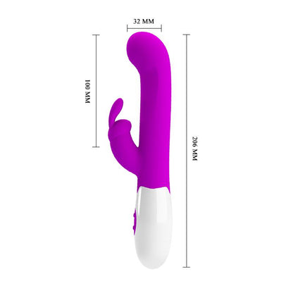PRETTY LOVE - CENTAUR VIBRATOR RABBIT 30 VIBRATION MODES PURPLE