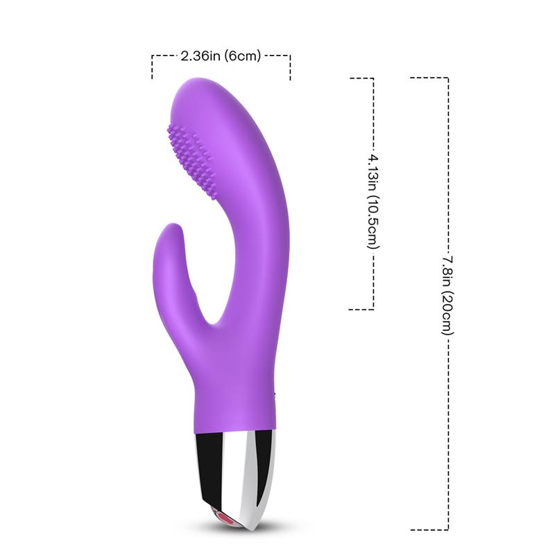 URBAN SKY - RABBIT VIBRATOR FLEXIBLE PURPLE