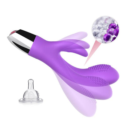 URBAN SKY - RABBIT VIBRATOR FLEXIBLE PURPLE