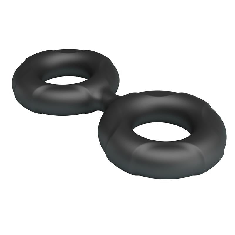 CRAZY BULL - RADWAN DOUBLE COCK RING SILICONE MOD 19