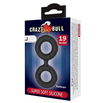 CRAZY BULL - RADWAN DOUBLE COCK RING SILICONE MOD 19