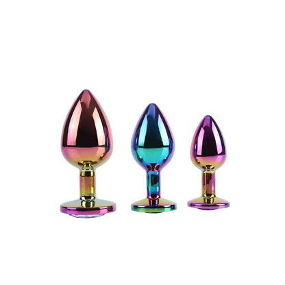 CHISA - RAINBOW GEM BUTT PLUG 3 PIECES SET