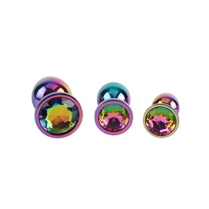 CHISA - RAINBOW GEM BUTT PLUG 3 PIECES SET