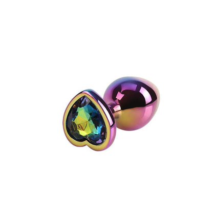 CHISA - RAINBOW HEART BUTT PLUG SIZE M