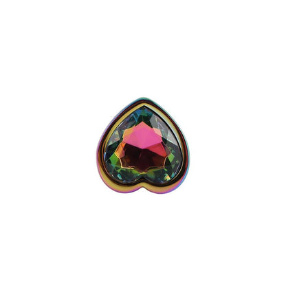CHISA - RAINBOW HEART BUTT PLUG SIZE S
