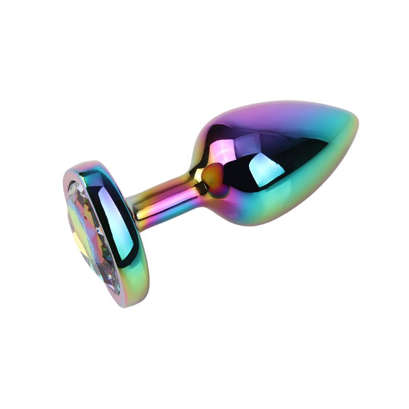 CHISA - RAINBOW HEART GEM PLUG SIZE S