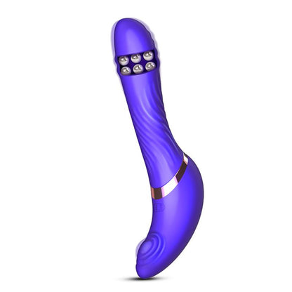 ACTION - RAYDEN DETACHABLE ROTATING BEADS VIBRATOR WITH PULSATION TWO POSITIONS