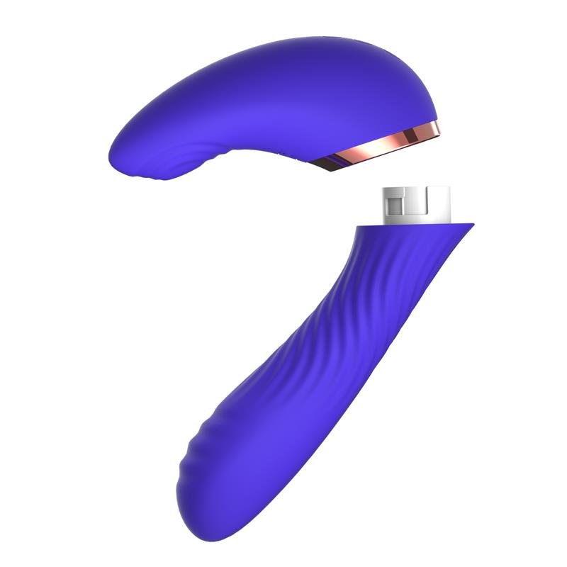 ACTION - RAYDEN DETACHABLE ROTATING BEADS VIBRATOR WITH PULSATION TWO POSITIONS