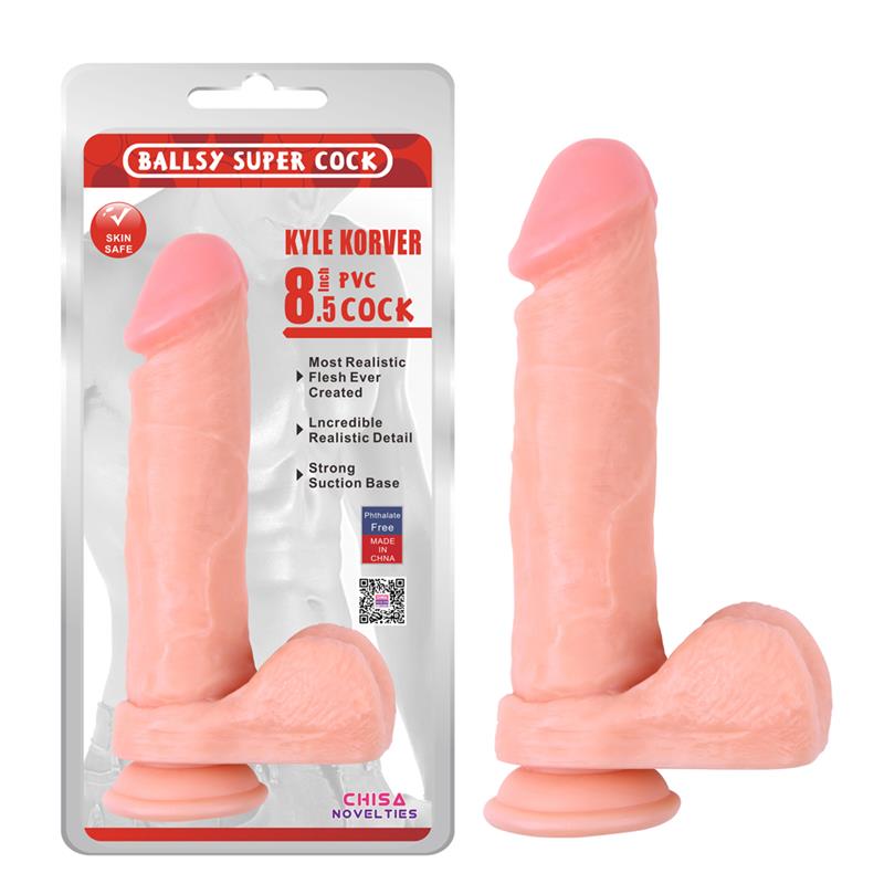 CHISA - REALISTIC DILDO KYLE KORVER 21.5 CM FLESH
