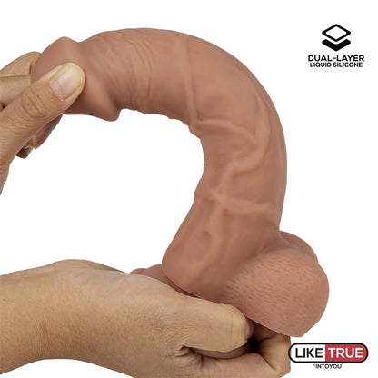 LIKETRUE - REALISTIC DILDO LIQUID SILICONE DUAL LAYER 8