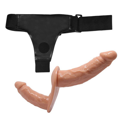 BAILE - ULTRA PASSIONATE DOUBLE DILDOS WITH HARNESS