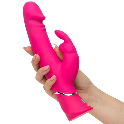 HAPPY RABBIT - REALISTIC DUAL DENSITY RABBIT VIBE PINK