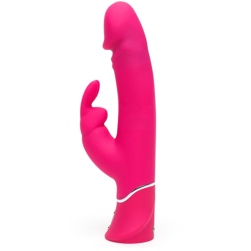 HAPPY RABBIT - REALISTIC DUAL DENSITY RABBIT VIBE PINK