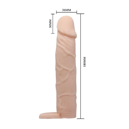 PRETTYLOVE - REALISTIC PENIS SLEEVE 7