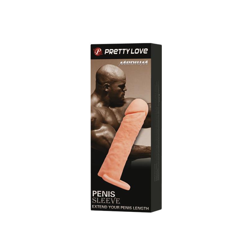 BAILE - REALISTIC PENIS SLEEVE MEDIUM FLESH