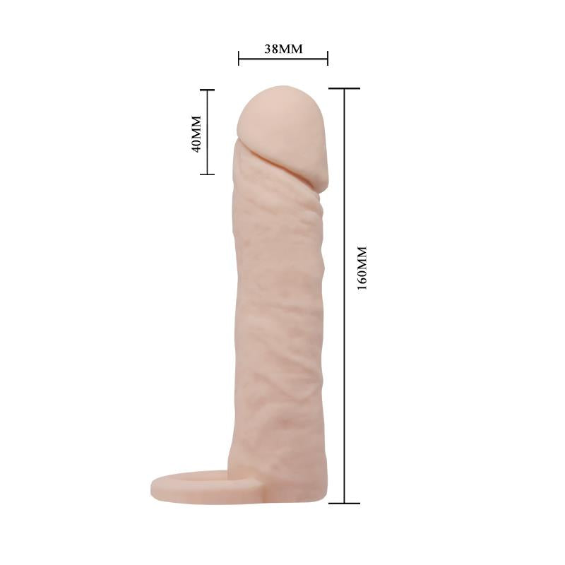 BAILE - REALISTIC PENIS SLEEVE MEDIUM FLESH