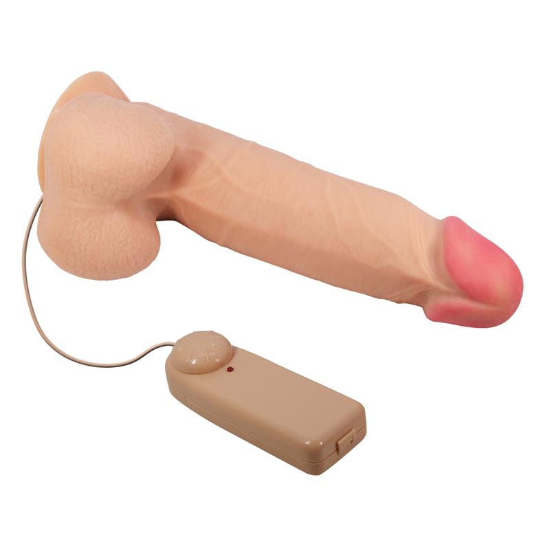 PRETTY LOVE - SLIDING SKIN SERIES REALISTIC DILDO WITH SLIDING SKIN SUCTION CUP REMOTE CONTROL FLESH 21.8 CM