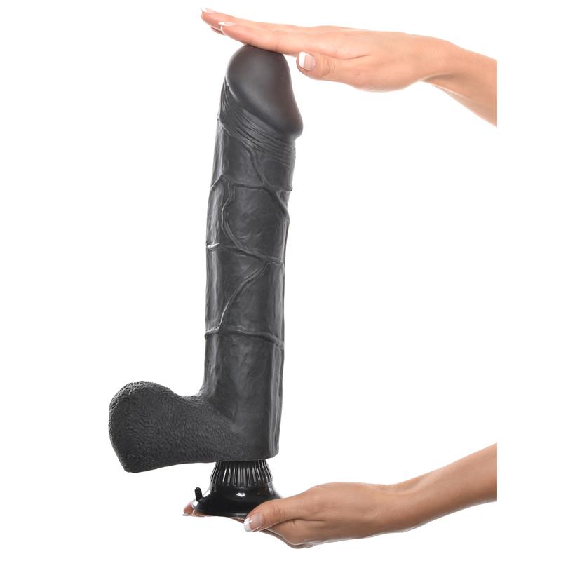REAL FEEL DELUXE - REALISTIC VIBE NO. 12 30,5 CM BLACK