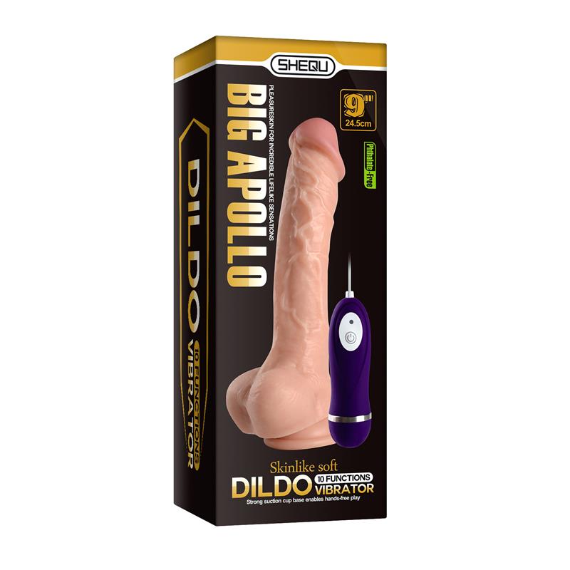 SHEQU - REALISTIC VIBE REMOTE CONTROL APOLO 24.5 CM