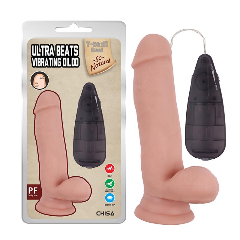 CHISA - REALISTIC VIBRATING DILDO ULTRA BEATS 6.8