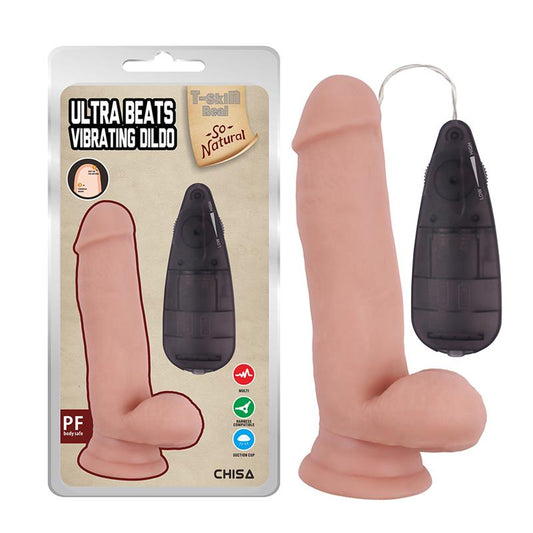 CHISA - REALISTIC VIBRATING DILDO ULTRA BEATS 6.8