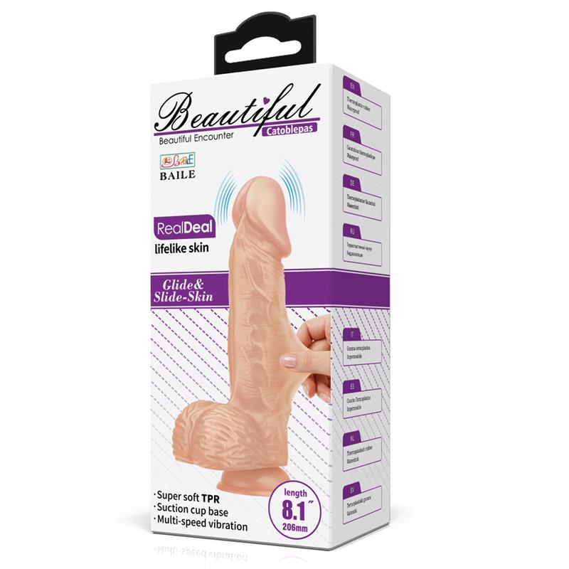 BAILE - REALISTIC VIBRATOR 8,1 REMOTE CONTROL