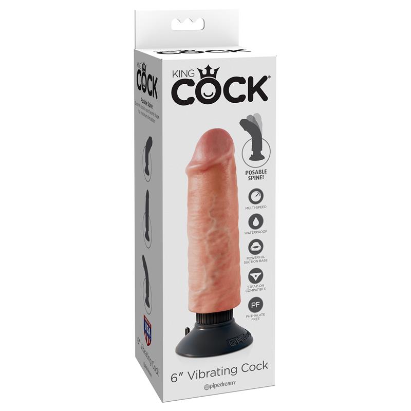 KING COCK - REASLITIC DILDO WITH VIBRATION 6