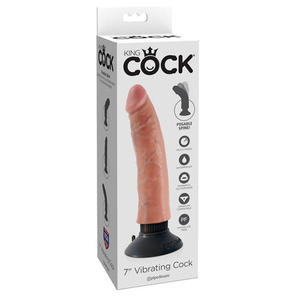 KING COCK - REASLITIC DILDO WITH VIBRATION 7