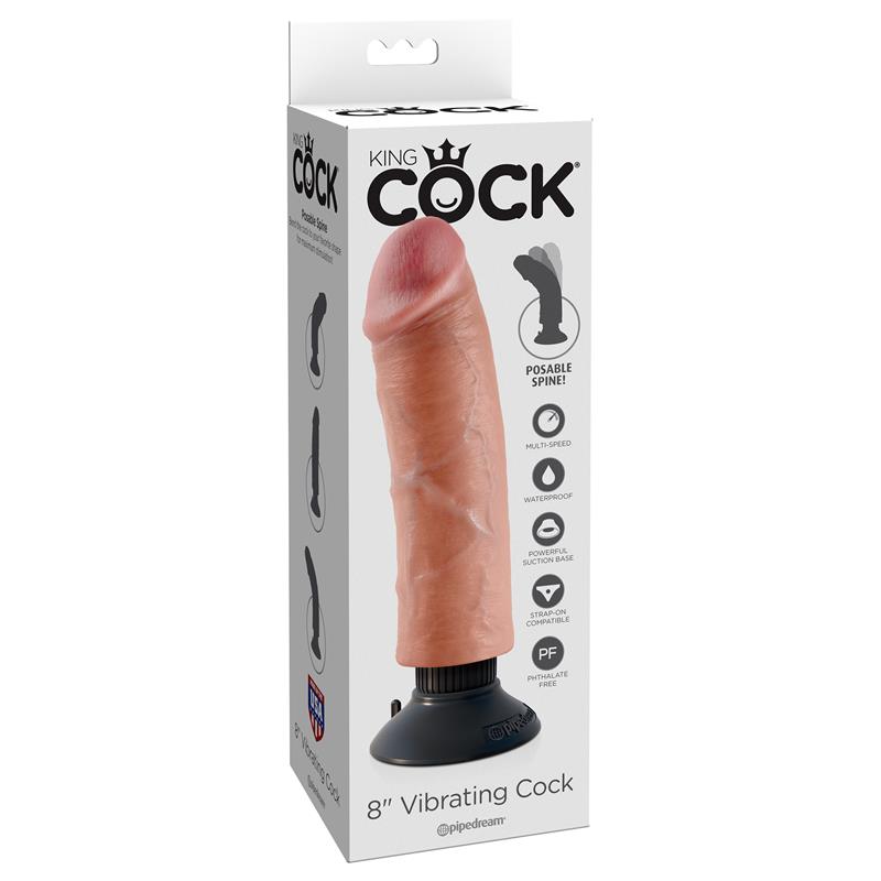 KING COCK - REASLITIC DILDO WITH VIBRATION 8