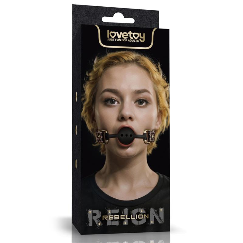 LOVETOY - REBELLION REIGN BREATHABLE SILICONE BALL GAG