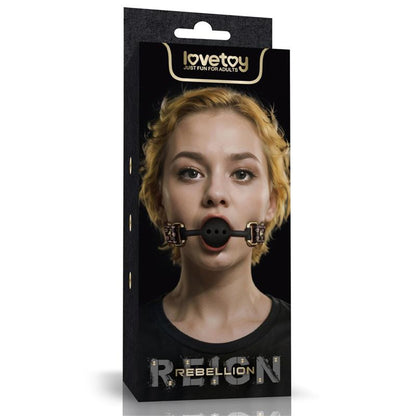 LOVETOY - REBELLION REIGN BREATHABLE SILICONE BALL GAG