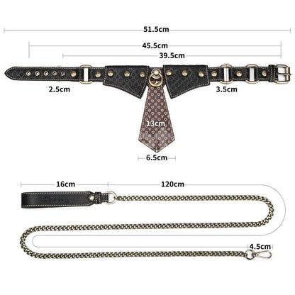LOVETOY - REBELLION REIGN COLLAR WITH CHAIN