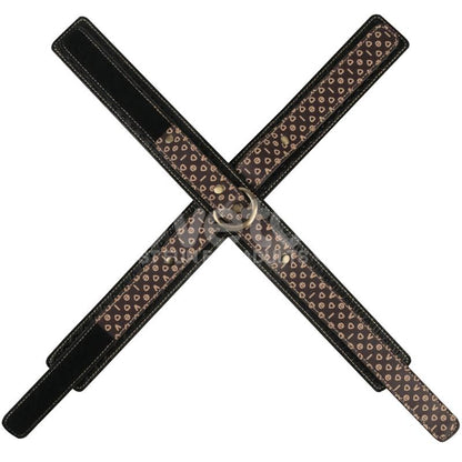 LOVETOY - REBELLION REIGN CROSSED HANDCUFF WITH CHAIN