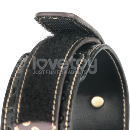 LOVETOY - REBELLION REIGN CROSSED HANDCUFF WITH CHAIN
