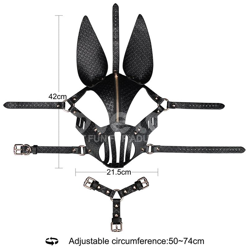 LOVETOY - REBELLION REIGN DARK BUNNY MASK