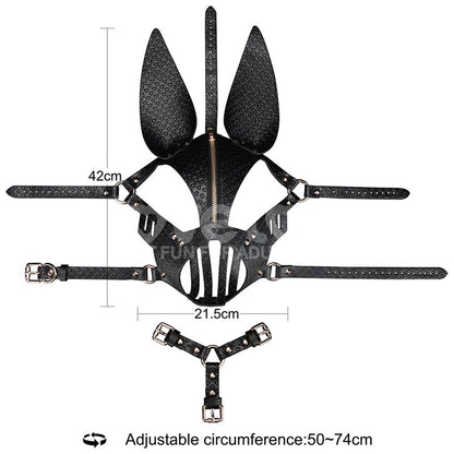 LOVETOY - REBELLION REIGN DARK BUNNY MASK