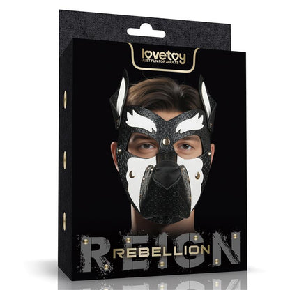 LOVETOY - REBELLION REIGN HOWL PUP MASK WHITE