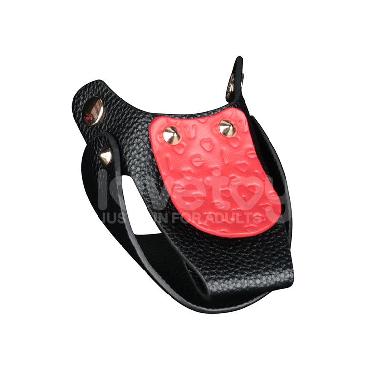LOVETOY - REBELLION REIGN SCARRED ALPHA PUP MASK RED